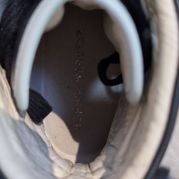 Sophia Webster Riko High Top Leather Sneakers Size 7/37.5 Glitter Multicolor - Picture 10 of 11